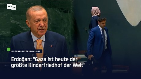 Erdoğan: "Gaza ist heute der größte Kinderfriedhof der Welt"