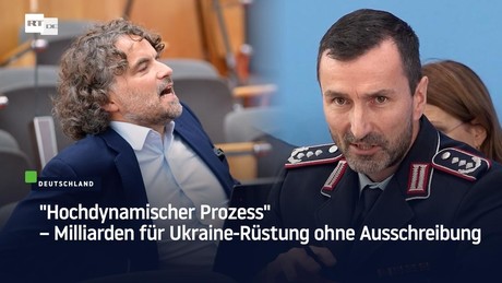 "Hochdynamischer Prozess" – Milliarden für Ukraine-Rüstung ohne Ausschreibung