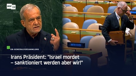 Irans Präsident: "Israel mordet – sanktioniert werden aber wir!"
