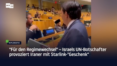 "Für den Regimewechsel" – Israels UN-Botschafter provoziert Iraner mit Starlink-"Geschenk"