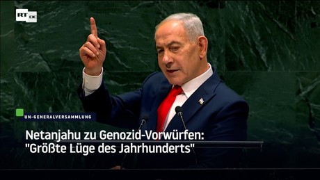 Netanjahu zu Genozid-Vorwürfen: "Größte Lüge des Jahrhunderts"