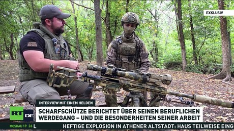 Exklusiv: Russischer Scharfschütze berichtet von seinen Einsätzen an der Front