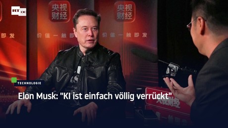 Elon Musk: "KI ist einfach völlig verrückt"