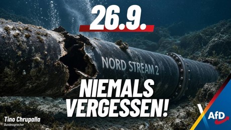 26. September 2022: Unbekannte sprengen Nord Stream - Fall weiter ungeklärt