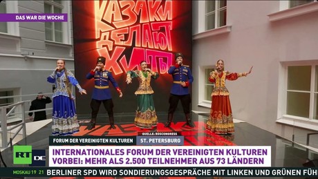 Internationales Kulturforum in Sankt Petersburg bringt Vertreter aus 73 Ländern zusammen