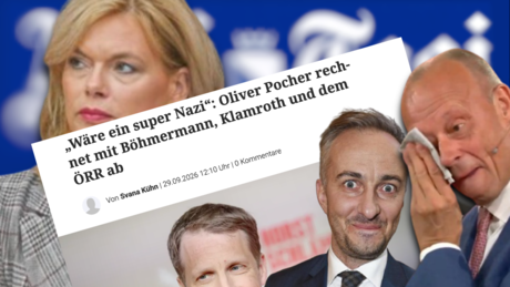 Anti-Tagi: AfD vor der Tür, Pocher im Studio, Merz in Tränen