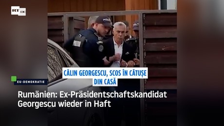 Rumänien: Ex-Präsidentschaftskandidat Georgescu wieder in Haft