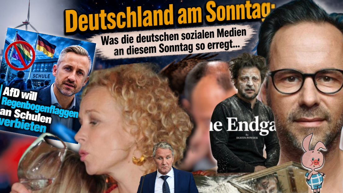 Was die deutschen sozialen Medien an diesem Sonntag so erregt
