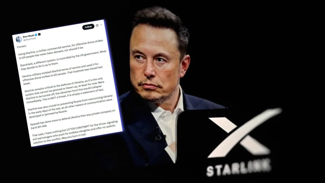 Elon Musk rechnet mit Ukraine-Kriegstreibern ab: "Fahrt zur Hölle!"