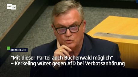 "Mit dieser Partei auch Buchenwald möglich" – Kerkeling wütet gegen AfD bei Verbotsanhörung