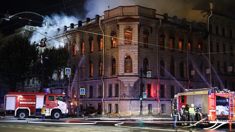 Sankt Petersburg: Brand am historischen Gebäude