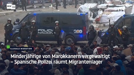 Minderjährige von Marokkanern vergewaltigt – Spanische Polizei räumt Migrantenlager