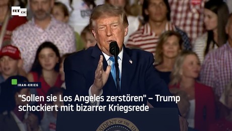 "Sollen sie Los Angeles zerstören" – Trump schockiert mit bizarrer Kriegsrede
