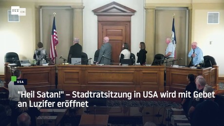 "Heil Satan!" – Stadtratsitzung in USA wird mit Gebet an Luzifer eröffnet