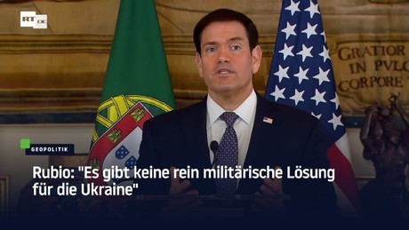 "Pattsituationen sind sehr gefährlich" – Rubio warnt vor Eskalation im Ukraine-Krieg