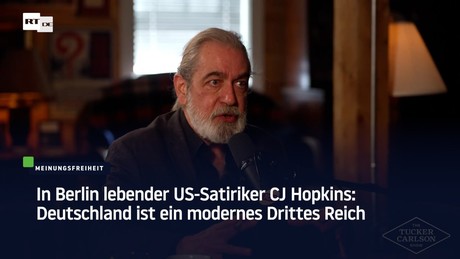 In Berlin lebender US-Satiriker CJ Hopkins: Deutschland ist ein modernes Drittes Reich