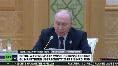 GUS-Gipfel in Turkmenistan: Putin hebt Wirtschaftswachstum hervor
