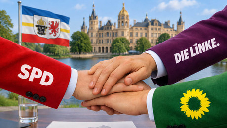 Rot-Rot-Grün in Mecklenburg-Vorpommern: Weg für Koalitionsverhandlungen frei