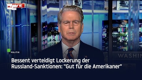 Bessent verteidigt Lockerung der Russland-Sanktionen: "Gut für die Amerikaner"