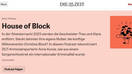 LKA-Durchsuchung bei der Zeit – Landgericht fordert Herausgabe von "Block"-Podcast-Material