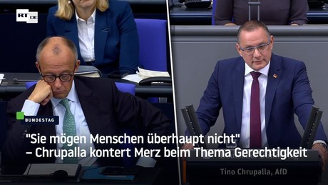 "Sie mögen Menschen überhaupt nicht" – Chrupalla kontert Merz beim Thema Gerechtigkeit