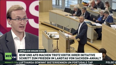 AfD und BSW setzen sich durch: Landtag stellt Ukraine-Politik infrage