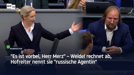 "Es ist vorbei, Herr Merz" – Weidel rechnet ab, Hofreiter nennt sie "russische Agentin"