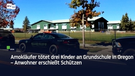 Amokläufer tötet drei Kinder an Grundschule in Oregon – Anwohner erschießt Schützen