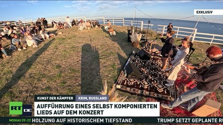 Musikprojekt auf der Krim bringt Künstler und Soldaten zusammen
