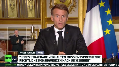 Härte im Inland, Kritik im Ausland: Macrons Doppelmoral