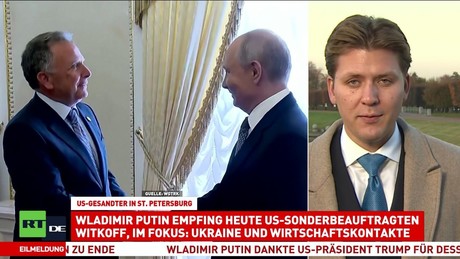 Putin trifft US-Sondergesandten Witkoff – Neue Ukraine-Verhandlungen in Aussicht