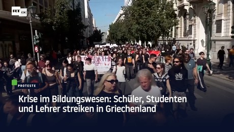 Krise im Bildungswesen: Schüler, Studenten und Lehrer streiken in Griechenland