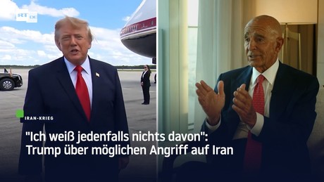 "Ich weiß jedenfalls nichts davon": Trump über möglichen Angriff auf Iran
