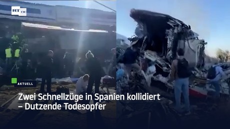 Zwei Schnellzüge in Spanien kollidiert – Dutzende Todesopfer