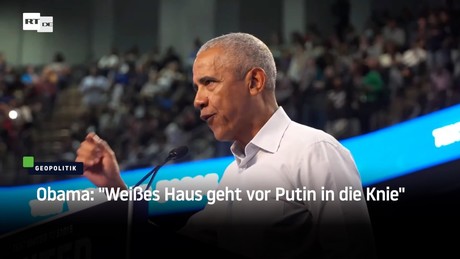 Obama: "Weißes Haus geht vor Putin in die Knie"