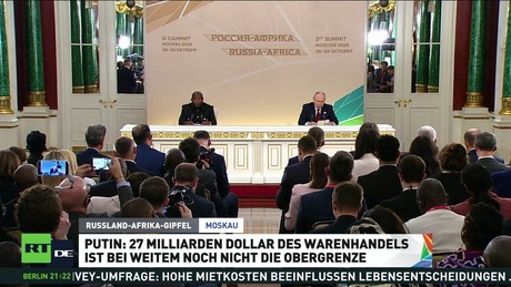 Russland-Afrika-Gipfel beendet: Putin kündigt Ausbau der Handelsbeziehungen an