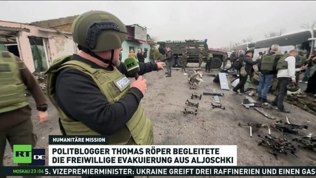 Humanitäre Mission in Aljoschki abgeschlossen – Zivilisten erfolgreich evakuiert