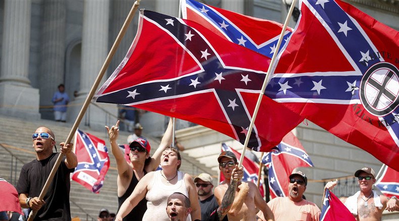 KKK face off against Black Panthers at Confederate flag protest in S. Carolina