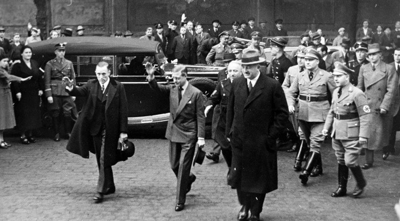 Casual greeting or Nazi salute? Prince Edward’s tour of Hitler’s Germany in pictures