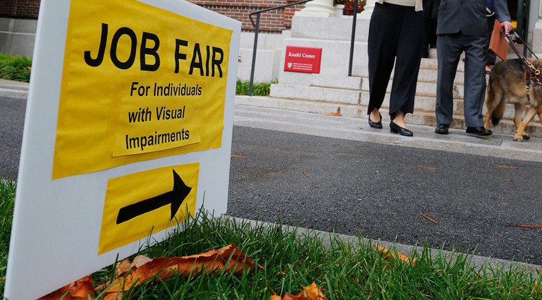 US jobless claims plunge to lowest level in 42yrs