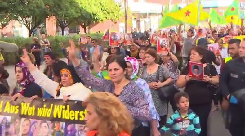 Pro-Kurdish rallies hit European capitals following Turkish bombing raids