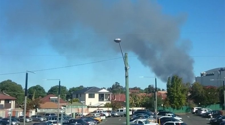 Massive blaze engulfs furniture factory in Sydney suburb (PHOTOS)