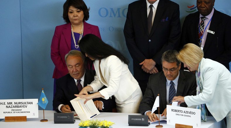 Kazakhstan joins World Trade Organization