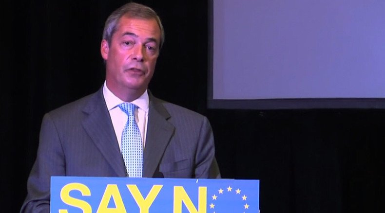 ‘If Britain stays in EU, we’ll end up with euro’ - Farage