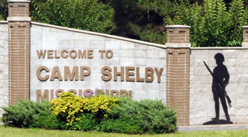 Police searching for 2 men who shot at Camp Shelby soldiers