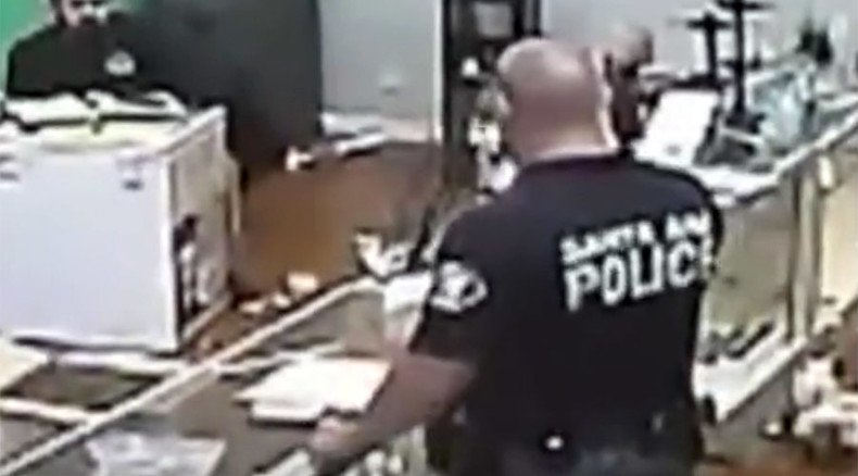 Cops claim privacy violation, sue over video showing them eating marijuana during raid