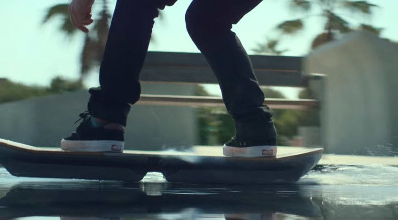 Easy rider: Much-anticipated Lexus hoverboard swooshes in action (VIDEO)