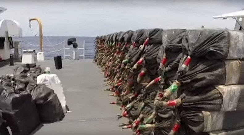 US Coast Guard loses 4,000 pounds of cocaine in successful raid on drug smuggling sub (VIDEO)