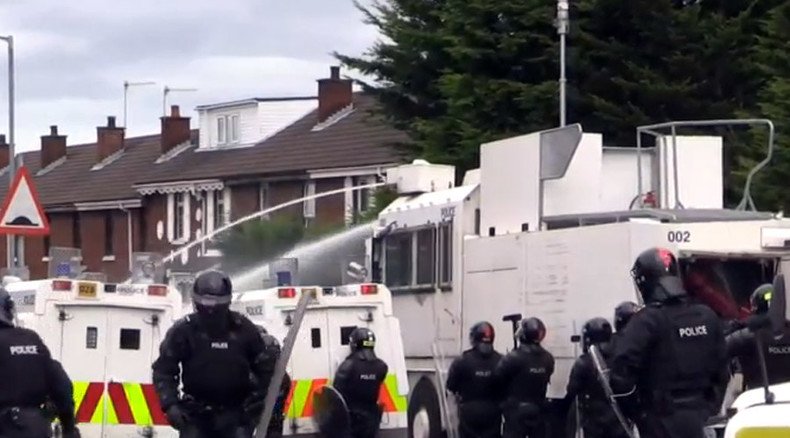 Watercannon deployed as Belfast Republican Parade marred by clashes