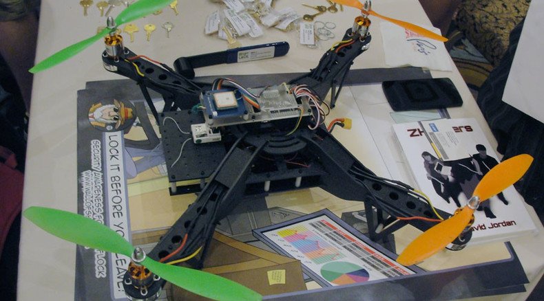 Hacker drone is armed for aerial assault